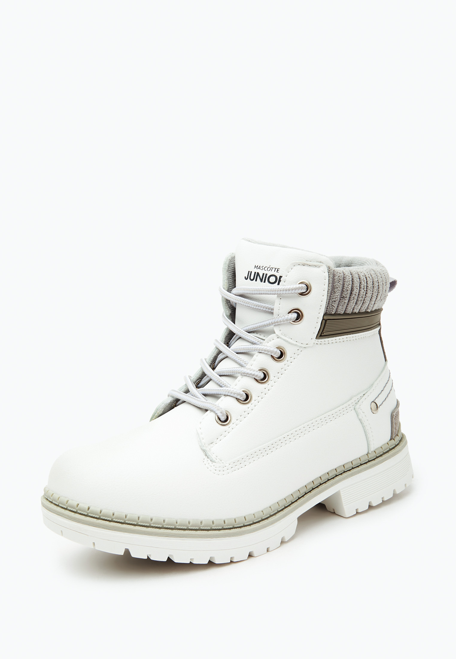 Белые ботинки для девочек 18-323721-0601