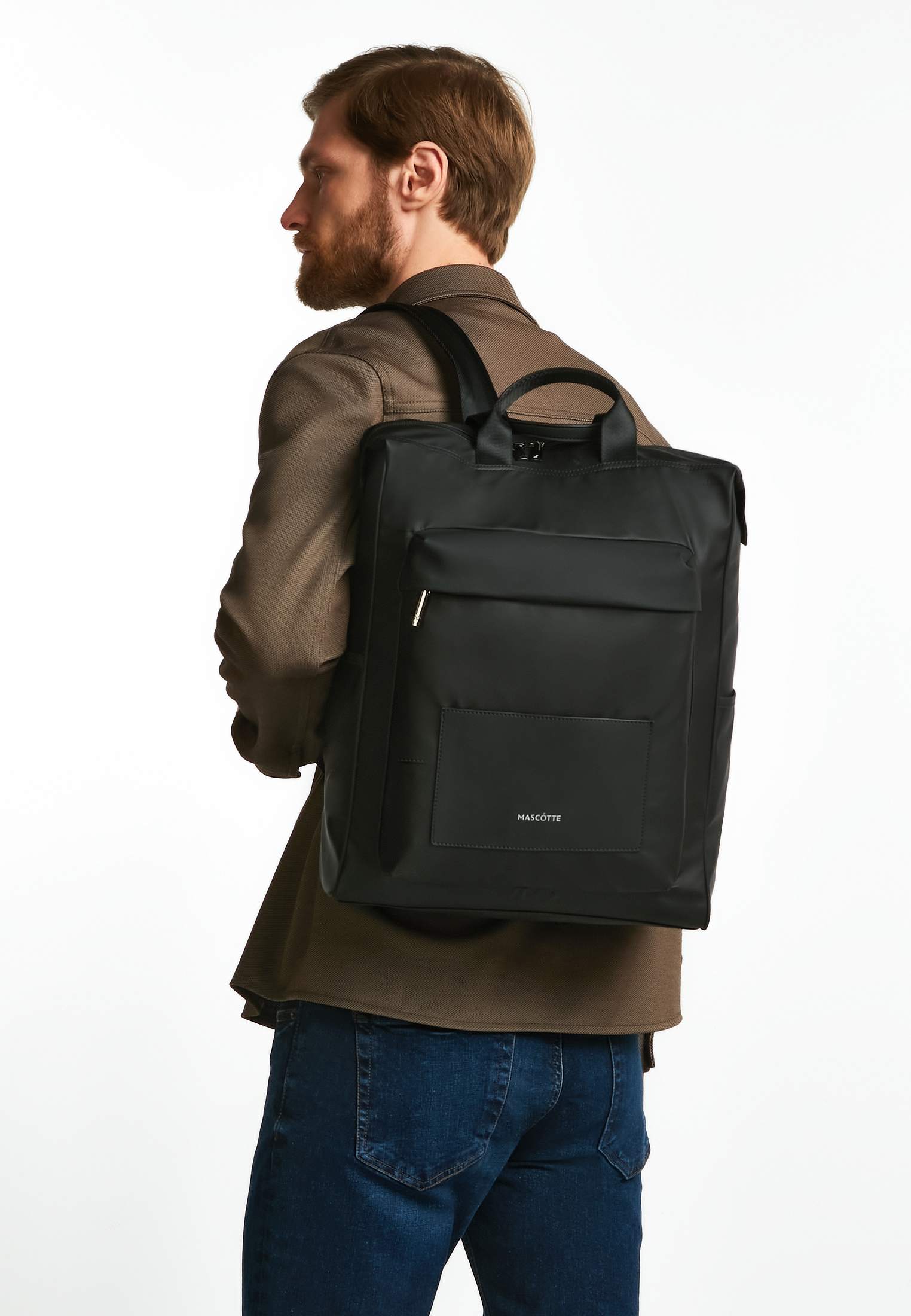 Черный текстильный мужской рюкзак 604-2217-202